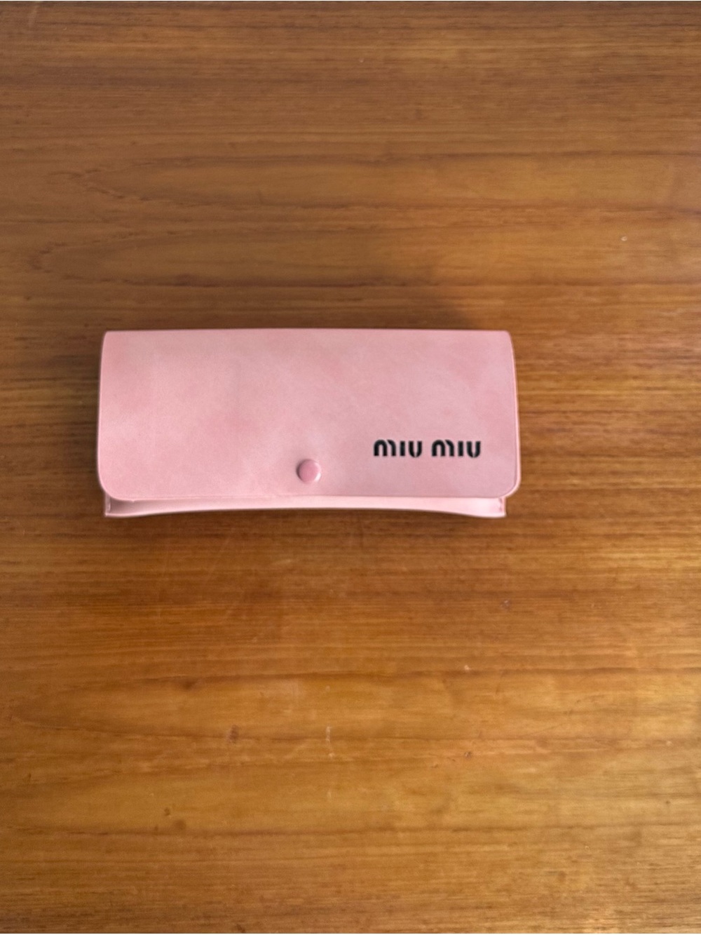 MIU MIU | SUNGLASSES CASE | BLUSH PINK | LIKE NEW | SOFT CASE WITH SNAP